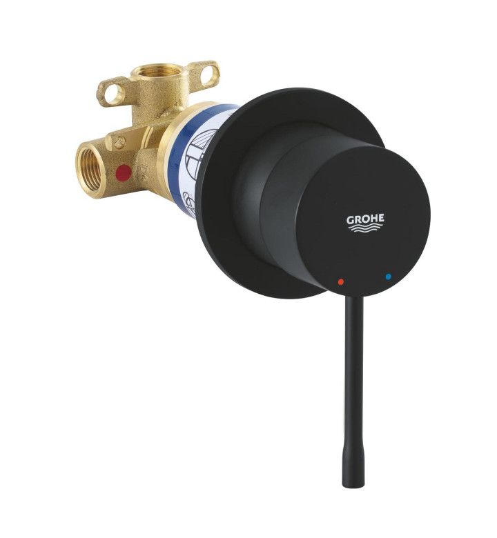 GROHE Essence, смесител за вграждане за душ, комплект с тяло за вграждане