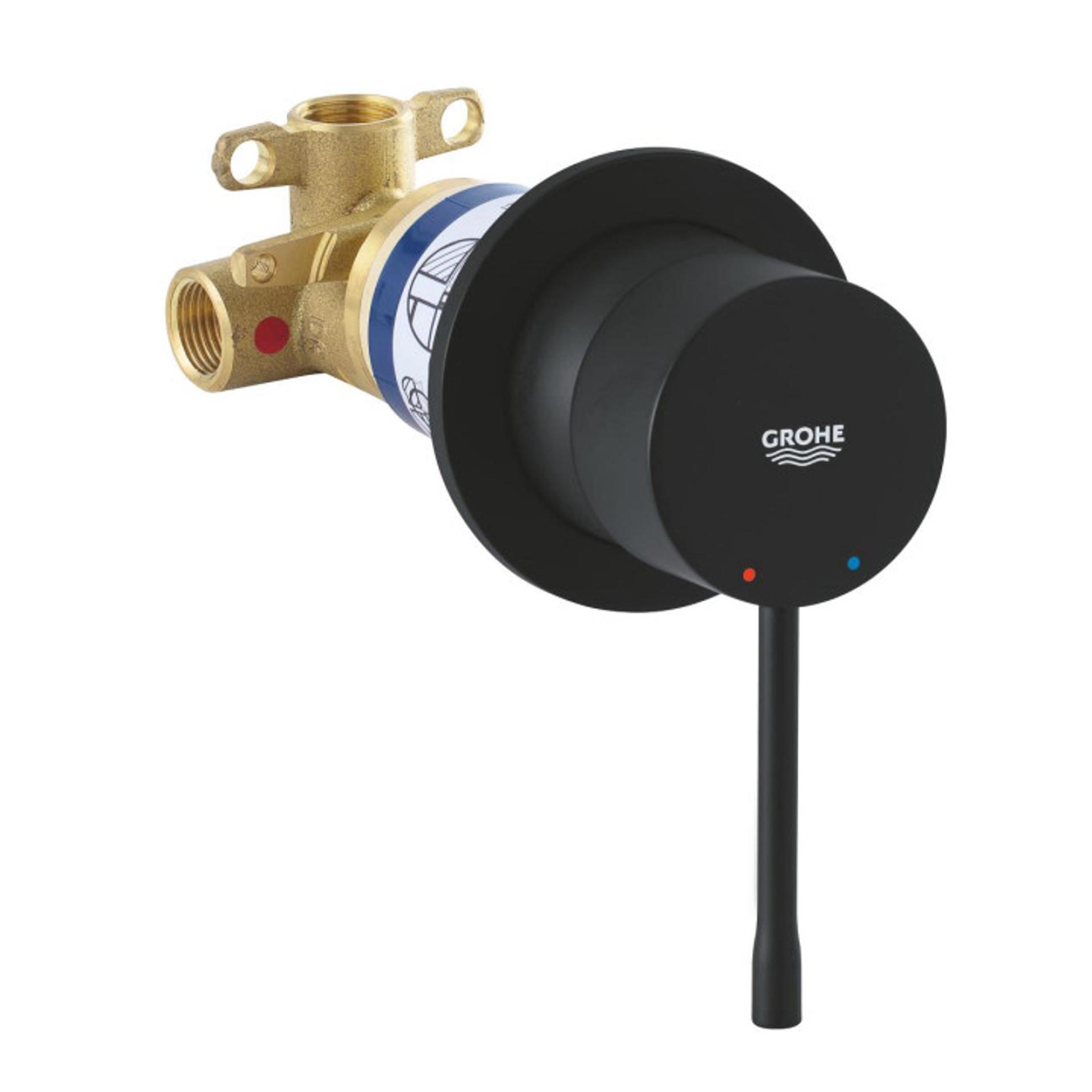 GROHE Essence, смесител за вграждане за душ, комплект с тяло за вграждане