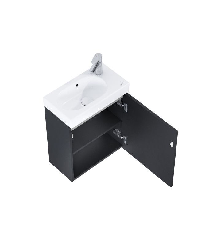 ROCA Шкаф Unik Mini-N, 450 x 249 x 575 mm (мебел и умивалник) matt black