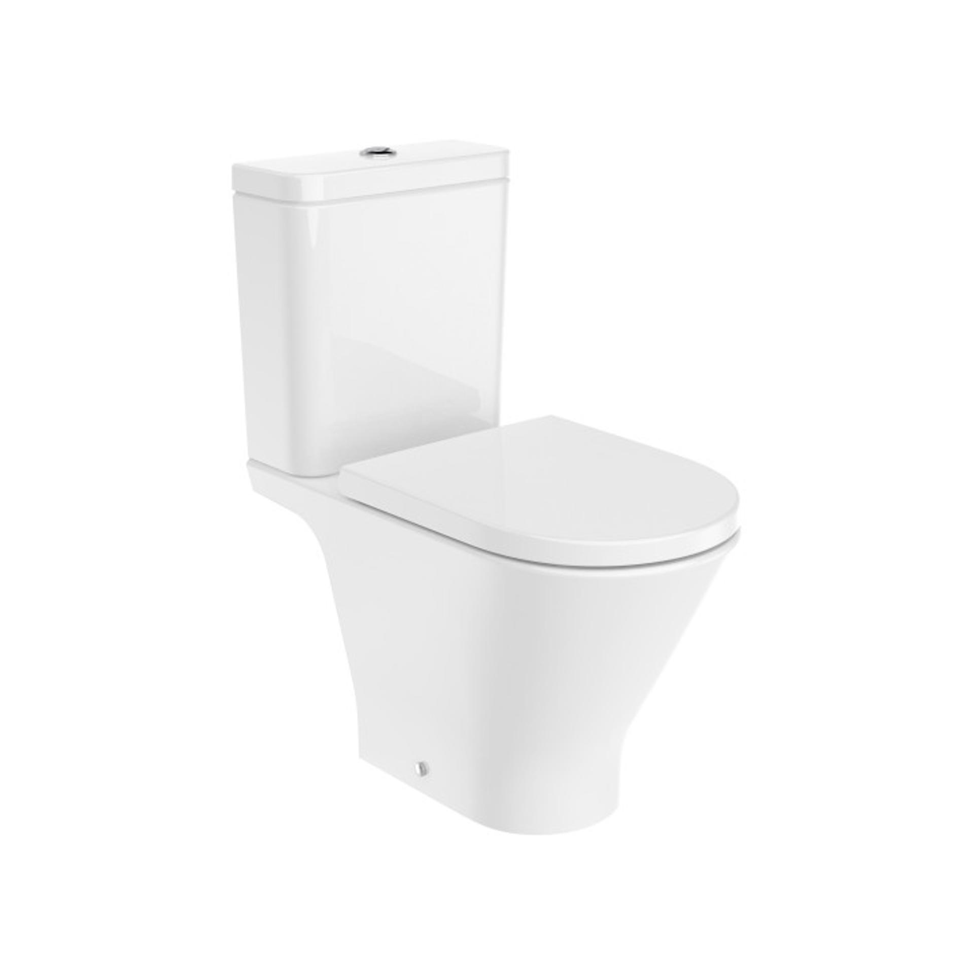 ROCA Тоалетна чиния The Gap Round Rimless, 370 x 655 x 790 mm