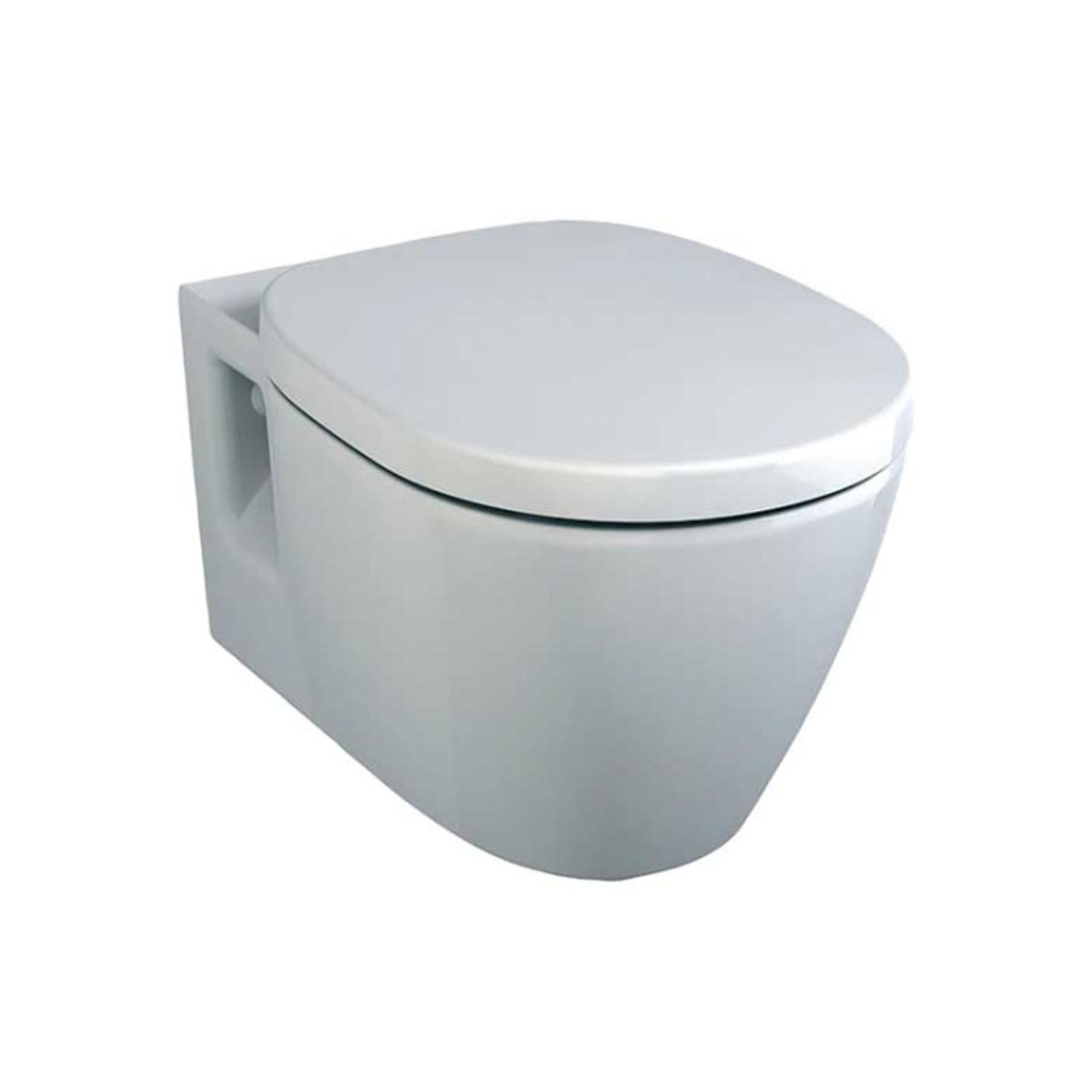 IDEAL STANDARD Тоалетна чиния + седалка и капак с плавно затваряне, Connect