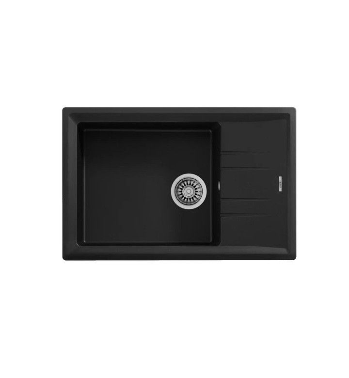 TEKA Кухненски умивалник TEKA М.1023, Stone 60 S-TG, черен цвят