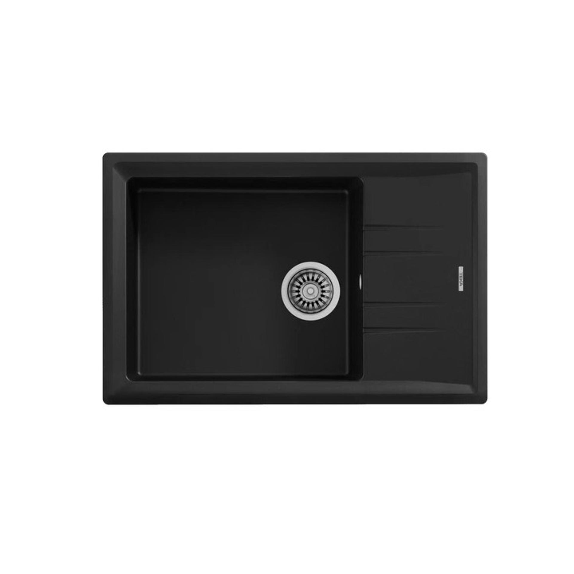 TEKA Кухненски умивалник TEKA М.1023, Stone 60 S-TG, черен цвят