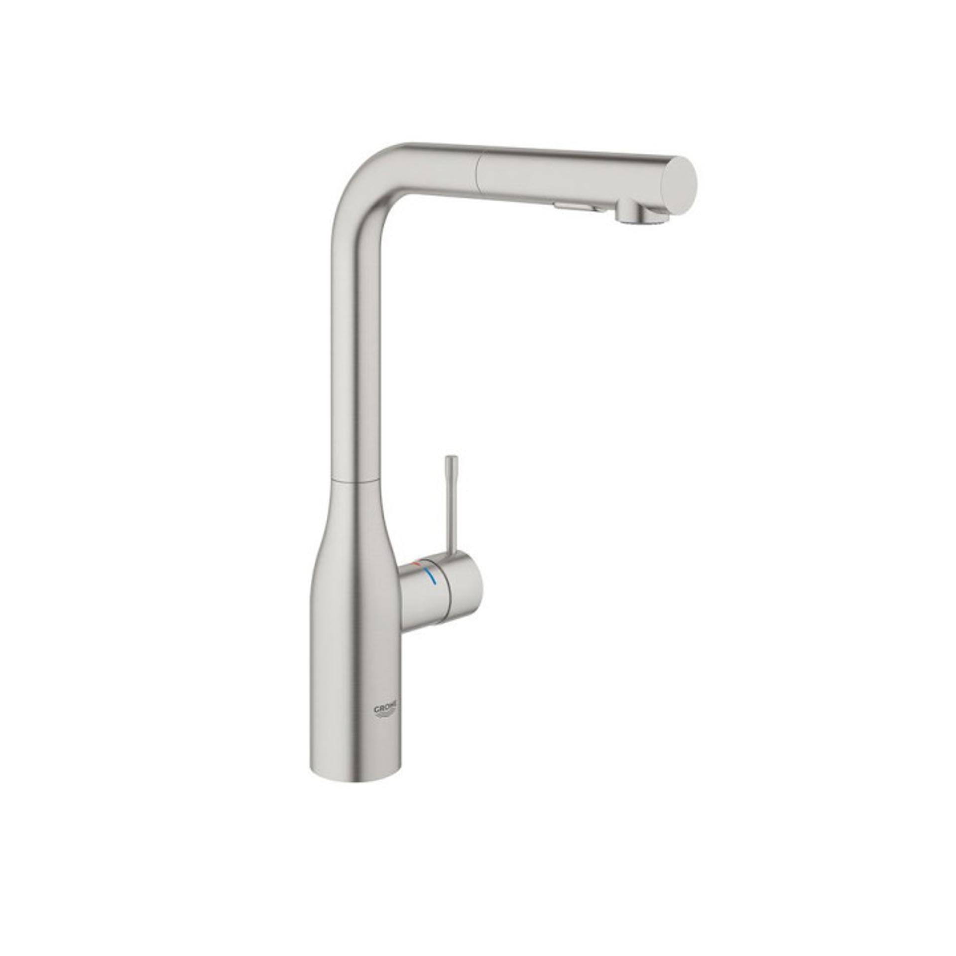 GROHE Смесител за кухненски умивалник, Accent с изтеглящ чучур