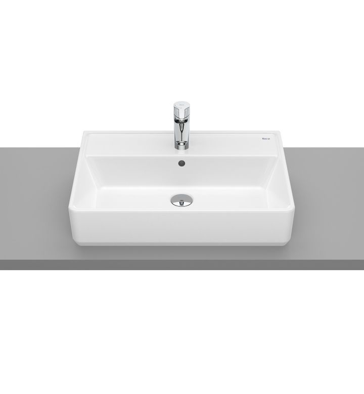 ROCA Умивалник за монтаж върху плот The Gap Square, 60 cm