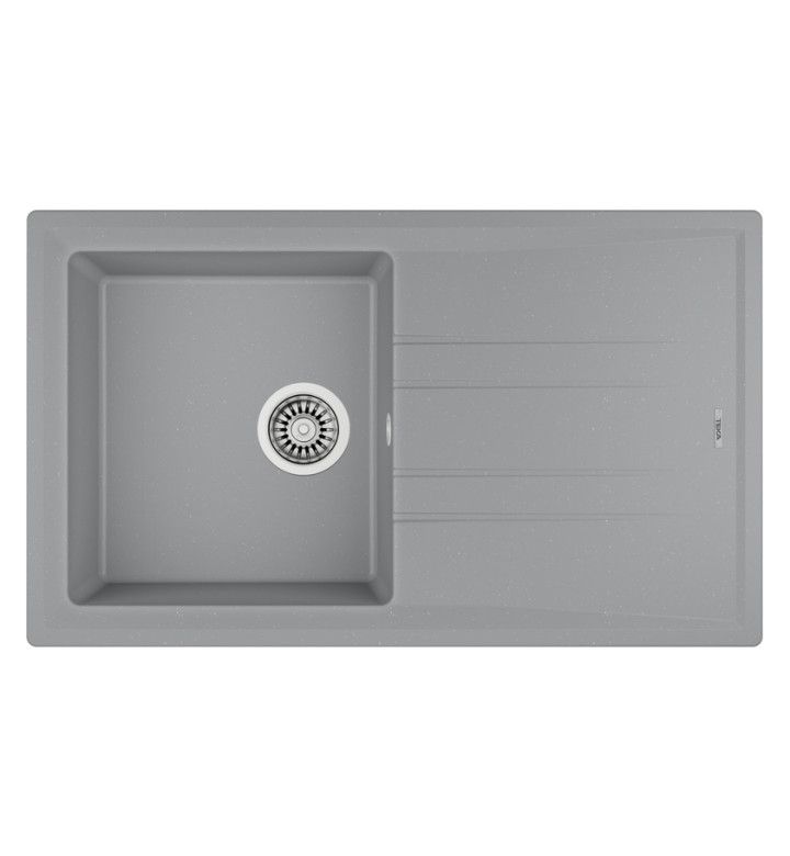 TEKA Умивалник за вграждане ТЕКА гранит Stone 50 B - TG, сив металик