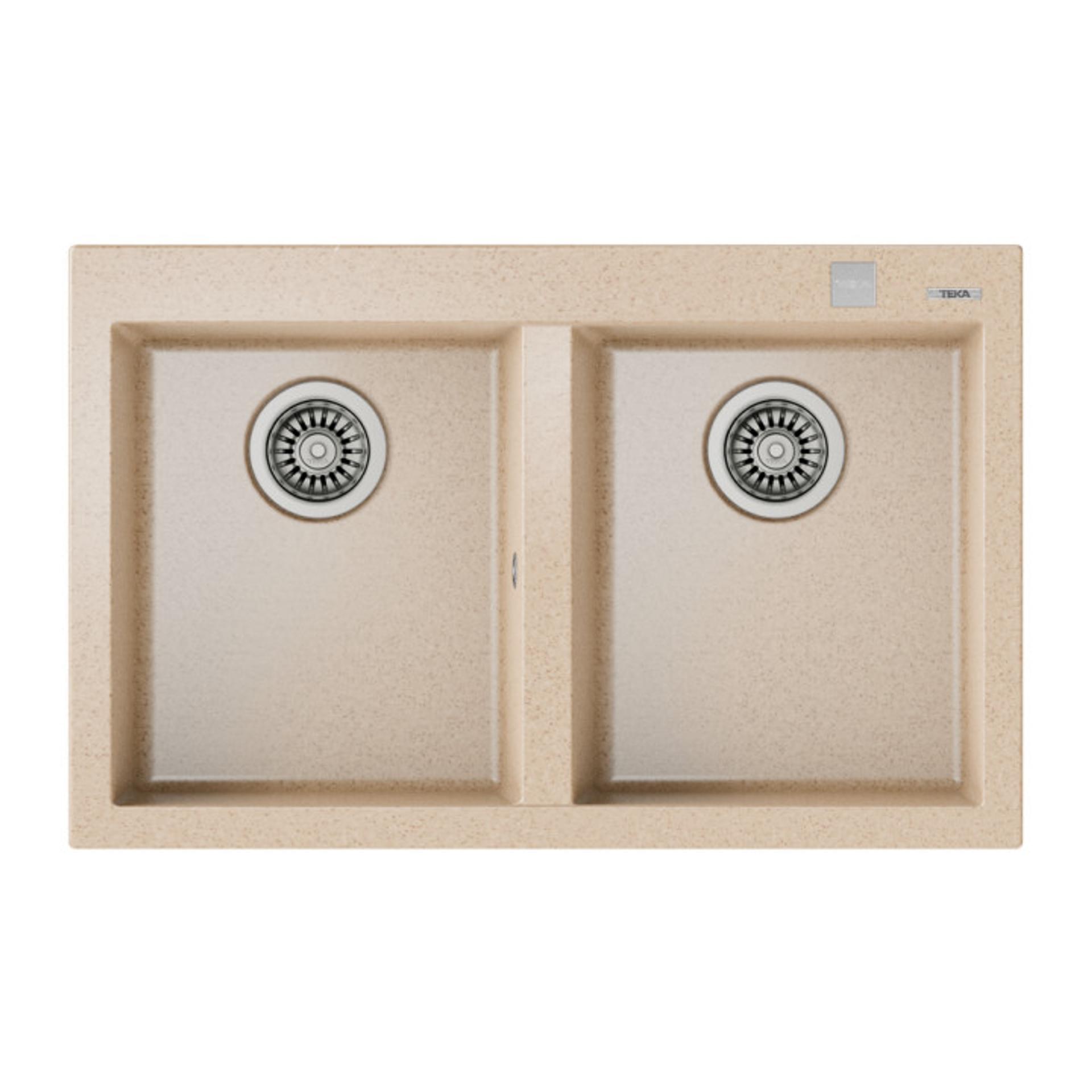 TEKA Умивалник ТЕКА М.1029, Forsquare 2B 790 TG, гранит, светло бежов