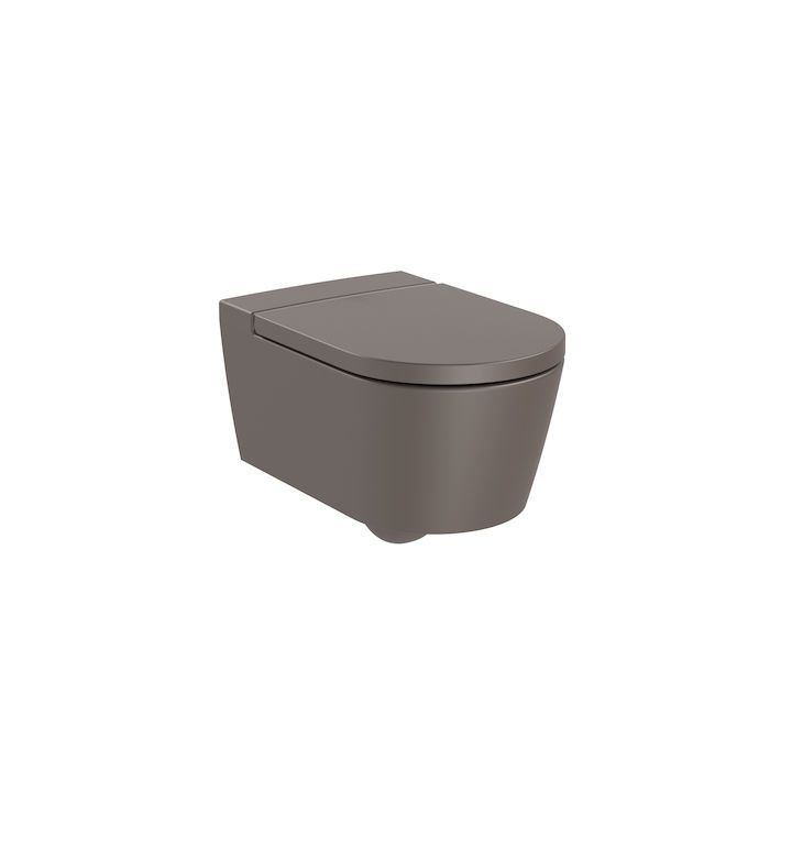 ROCA Стенна тоалетна чиния Inspira Round Rimless Coffee