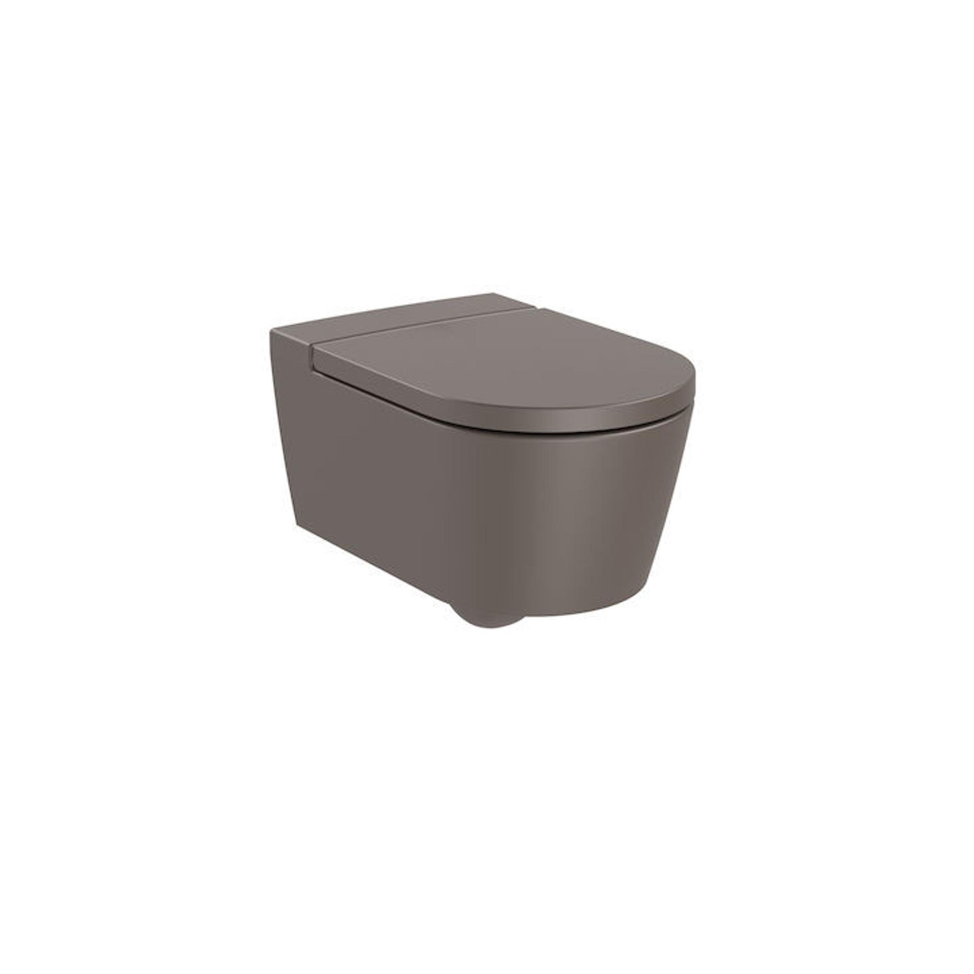 ROCA Стенна тоалетна чиния Inspira Round Rimless Coffee