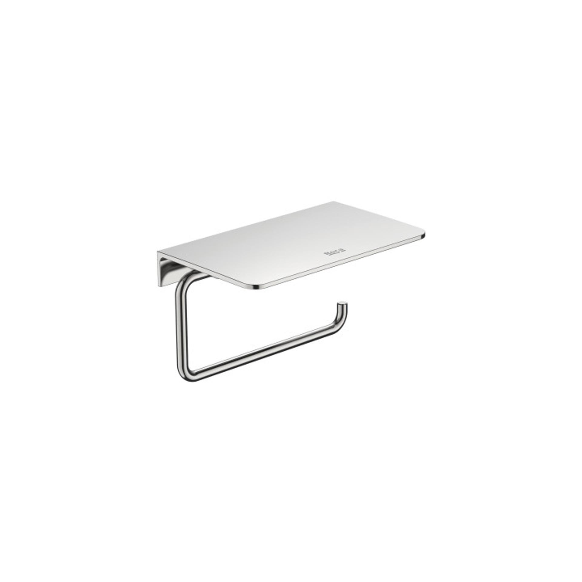 ROCA Държач за тоалетна хартия с полица, Hotels, stainless steel finish