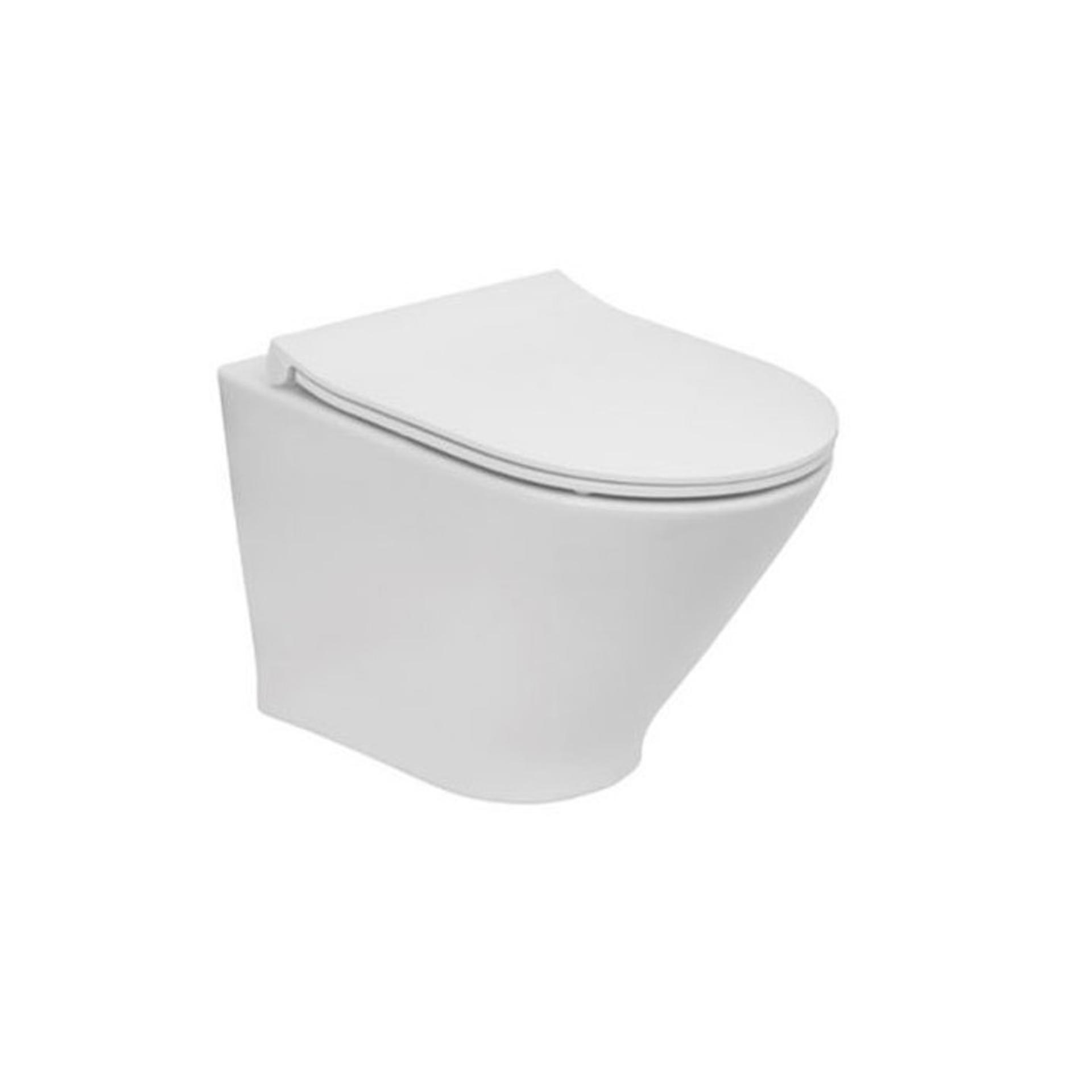 ROCA Стенна тоалетна чиния The Gap Round Compact Rimless, 480 mm