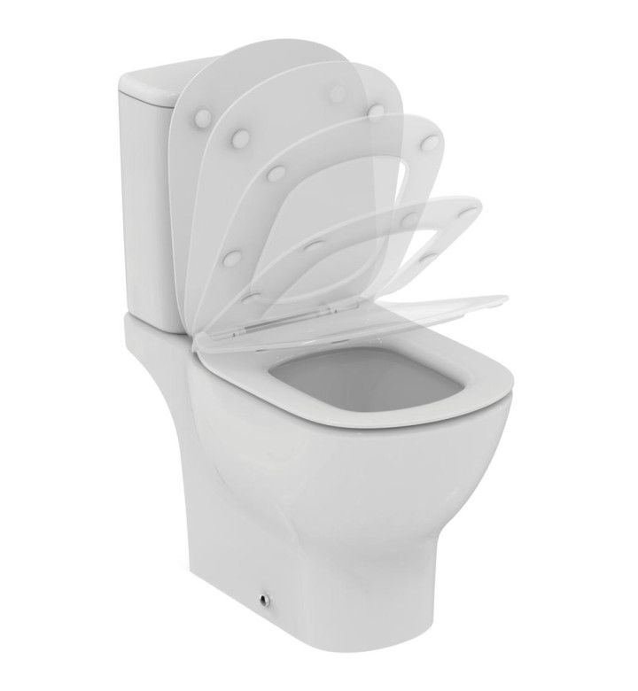 IDEAL STANDARD Тоалетна чиния Tesi AquaBlade за WC комплект - бяла