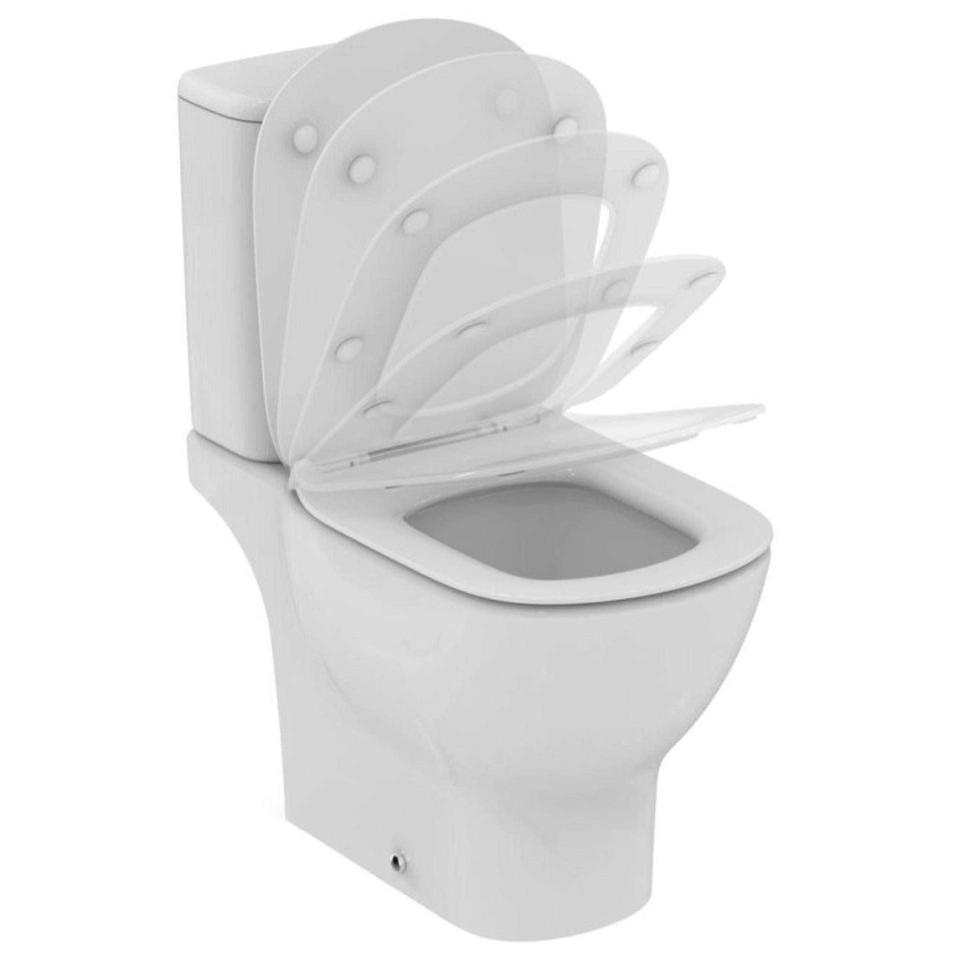 IDEAL STANDARD Тоалетна чиния Tesi AquaBlade за WC комплект - бяла