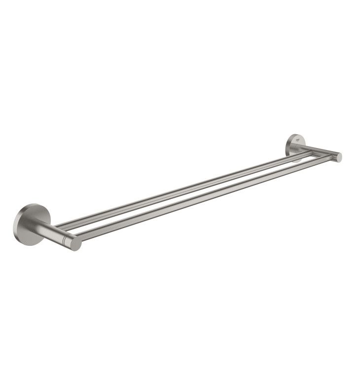 GROHE Essentials, двоен хавлийник, 600 mm
