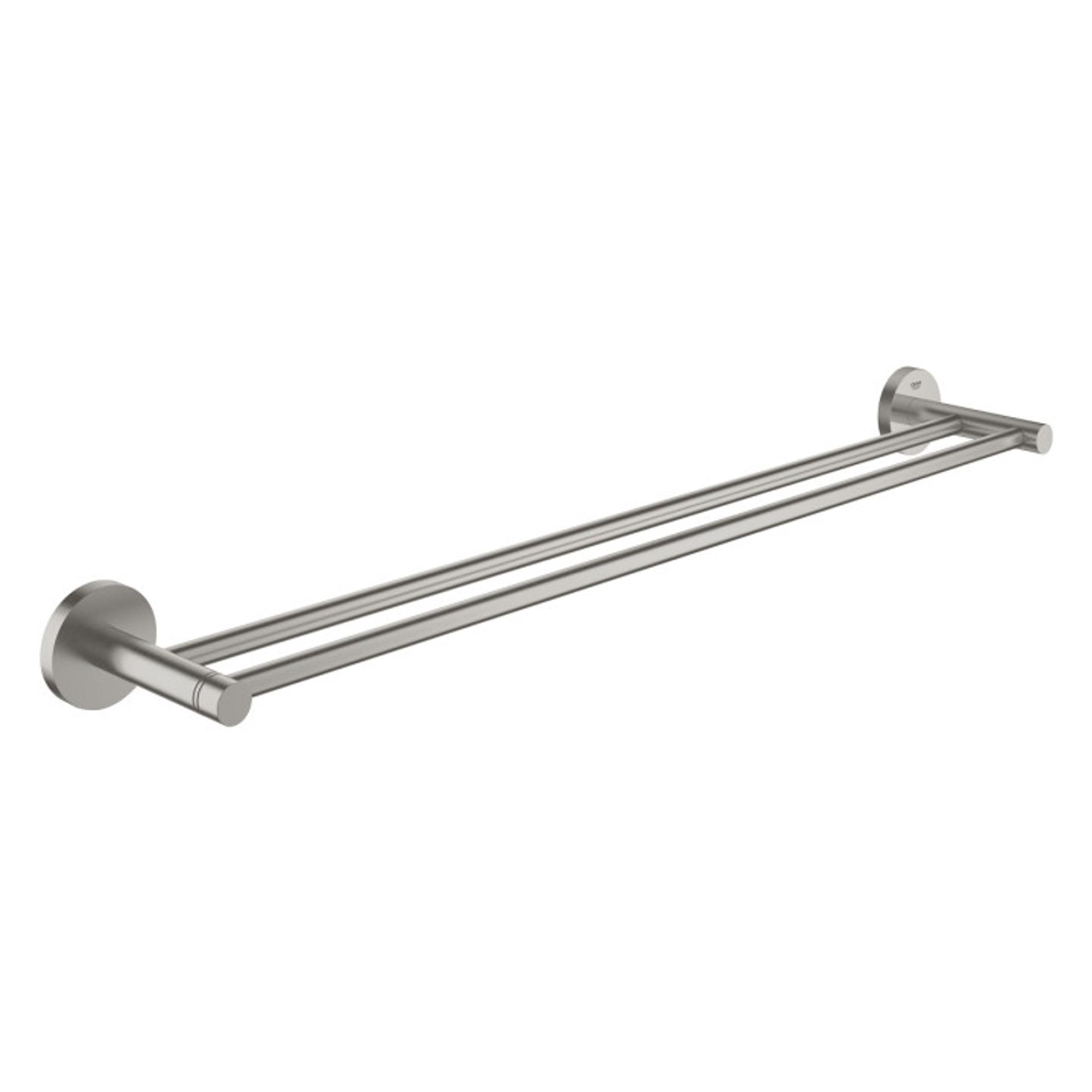 GROHE Essentials, двоен хавлийник, 600 mm