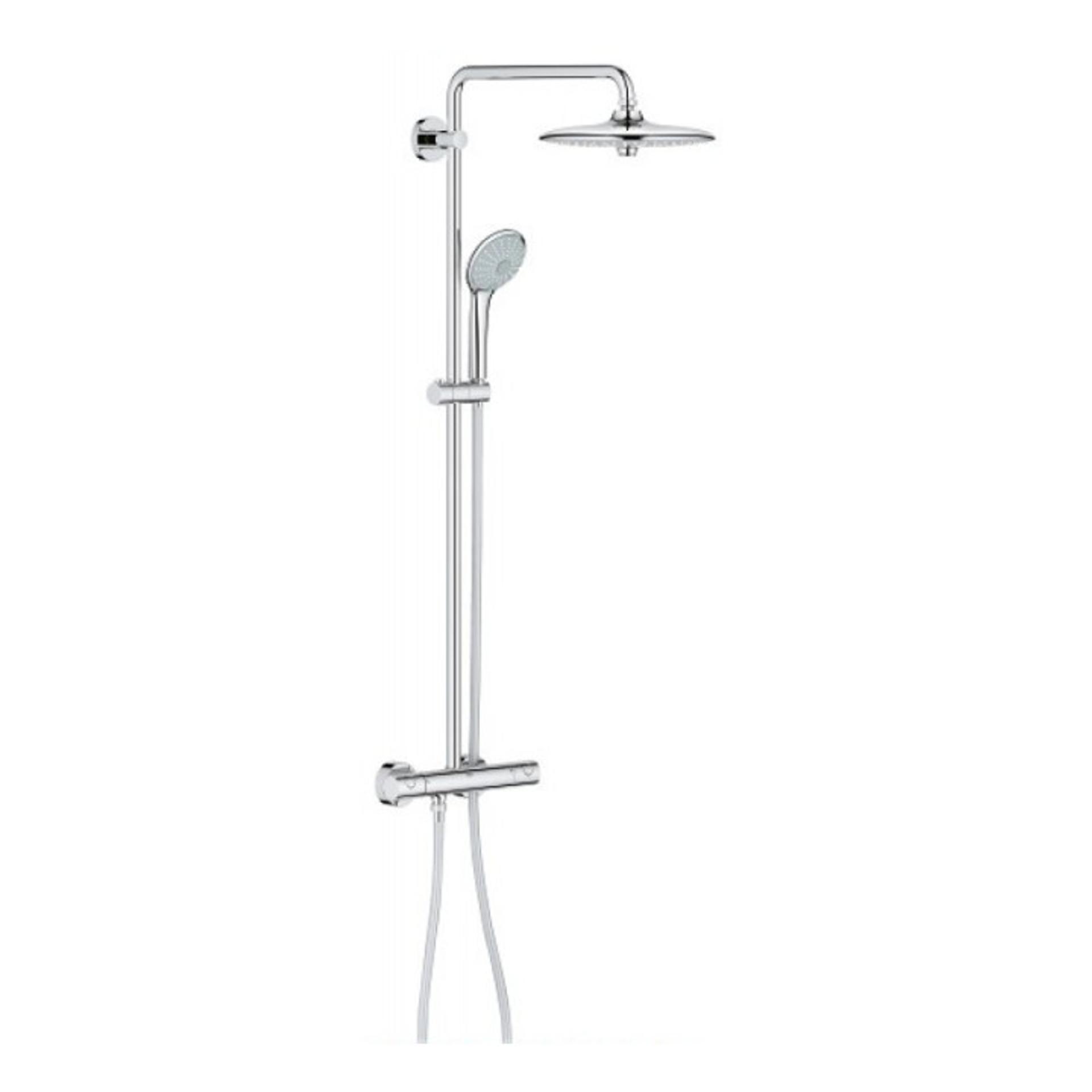 GROHE Душ система за монтаж на стена, с термостатен смесител Euphoria 260