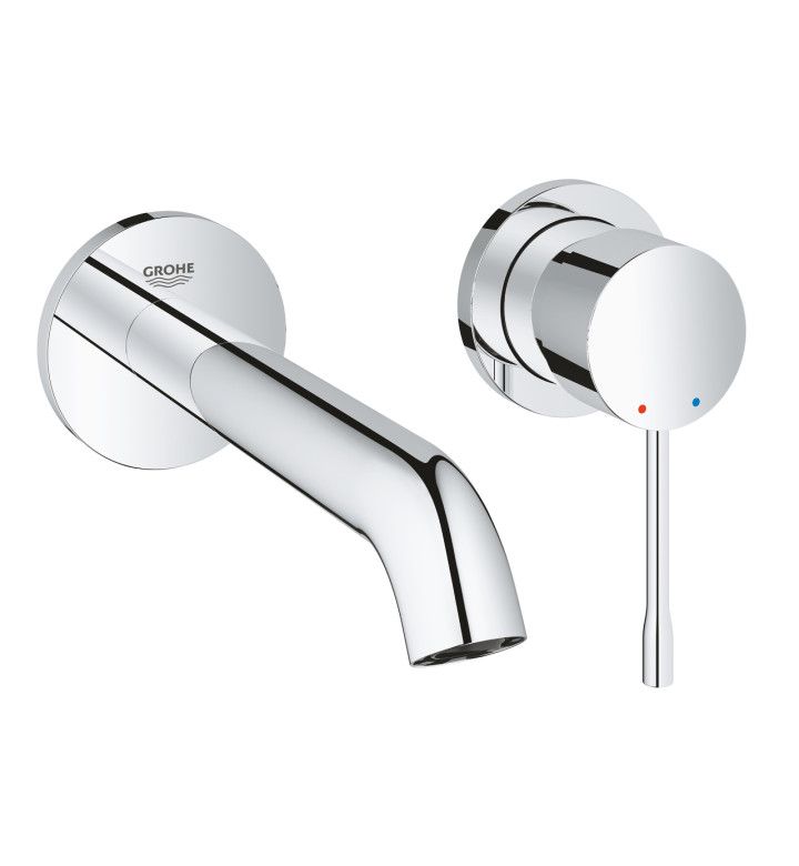 GROHE Essence New, двудупков смесител за умивалник, M-размер