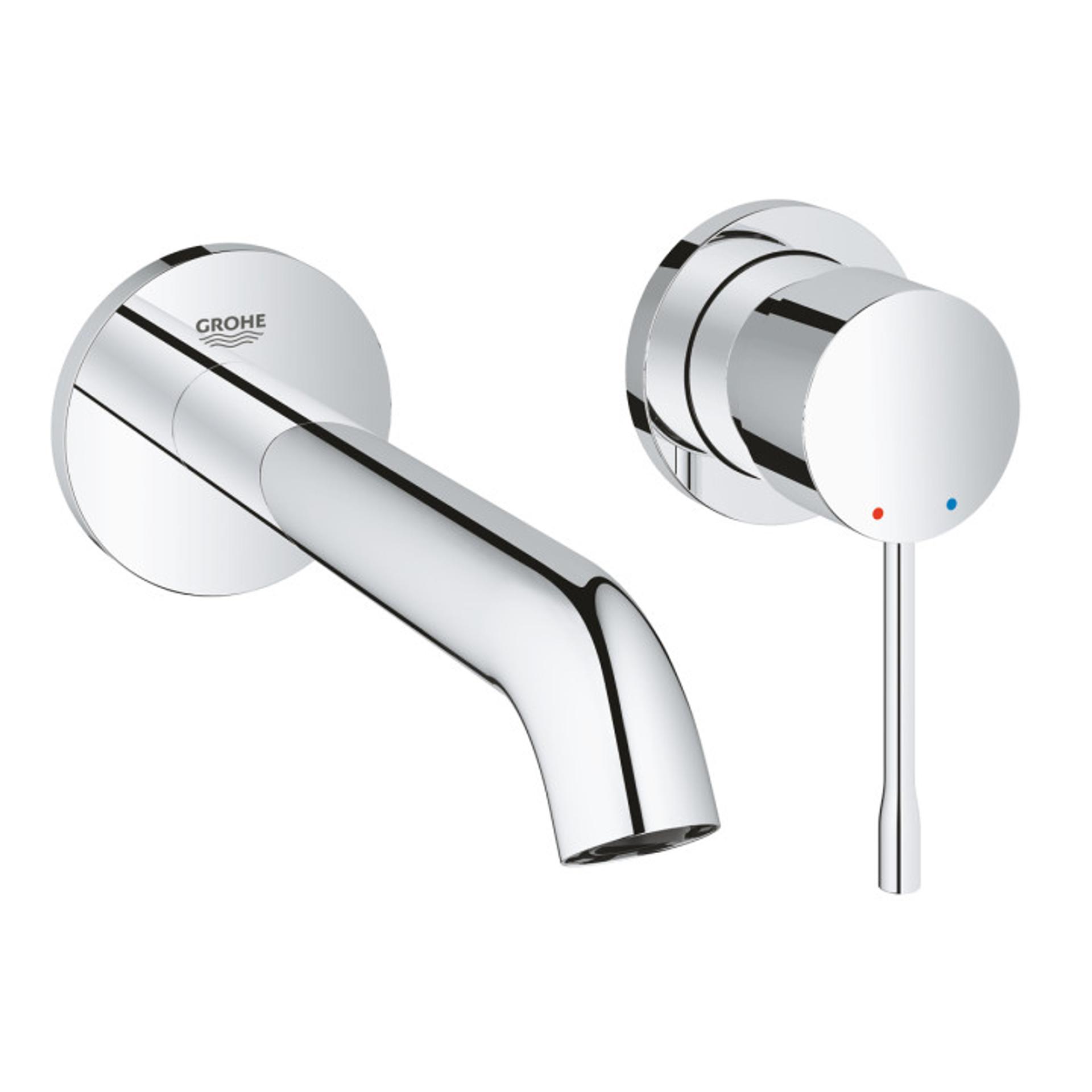 GROHE Essence New, двудупков смесител за умивалник, M-размер