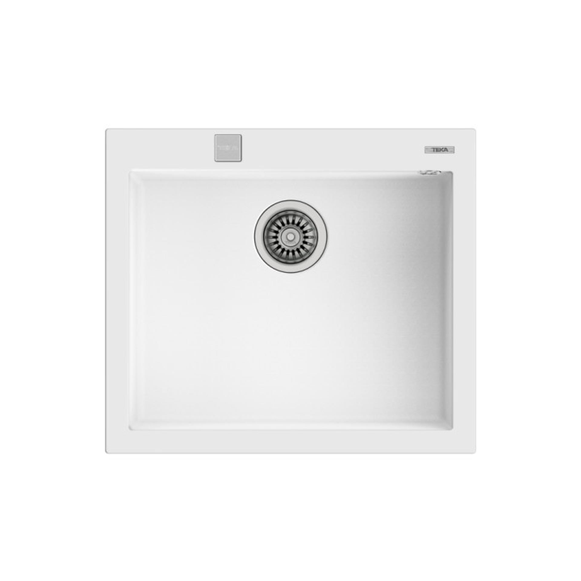 TEKA Кухненски умивалник за вграждане ТЕКА гранит Forsquare 50.40 TG, бял