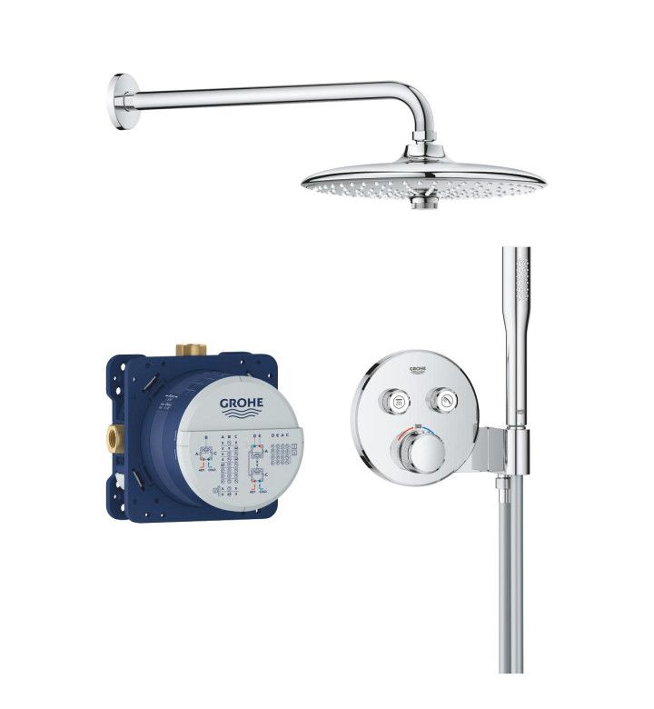 GROHE Душ система Grohtherm SmartControl с 2 извода с Euphoria 260