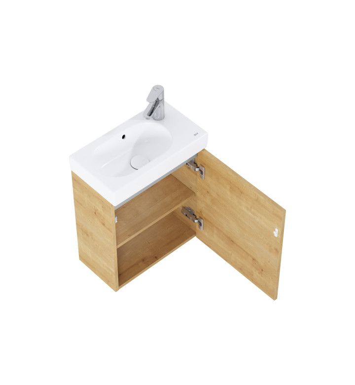 ROCA Шкаф Unik Mini-N, 450 x 249 x 575 mm (мебел и умивалник) light oak