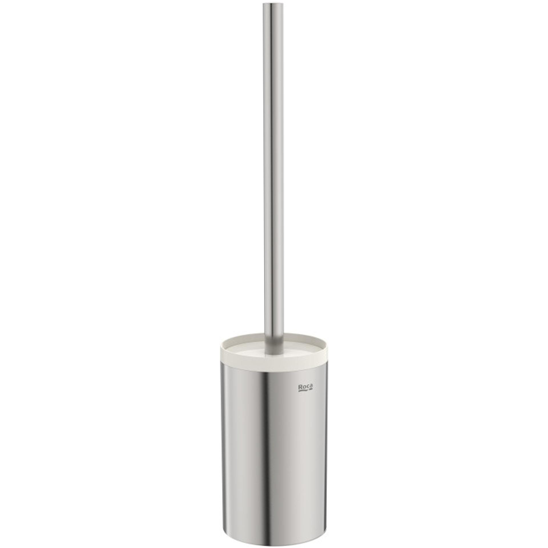 ROCA Четка за тоалетна, стояща, Hotels 2.0, Stainless Steel Finish, A817586SM0