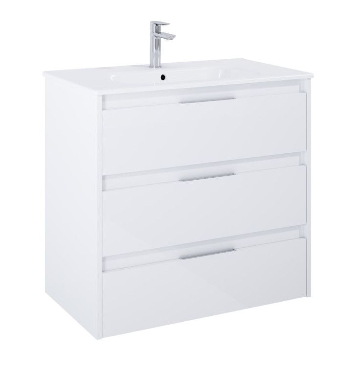ROCA Базов модул UNIK 80 Alpine с 3 чекмеджета и умивалник 805 x 460 x 740 mm бял