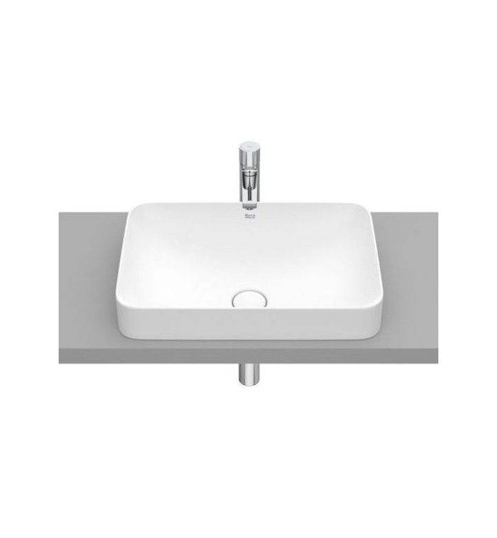 ROCA Умивалник за вграждане Inspira Square, 55 х 37 cm, matte white