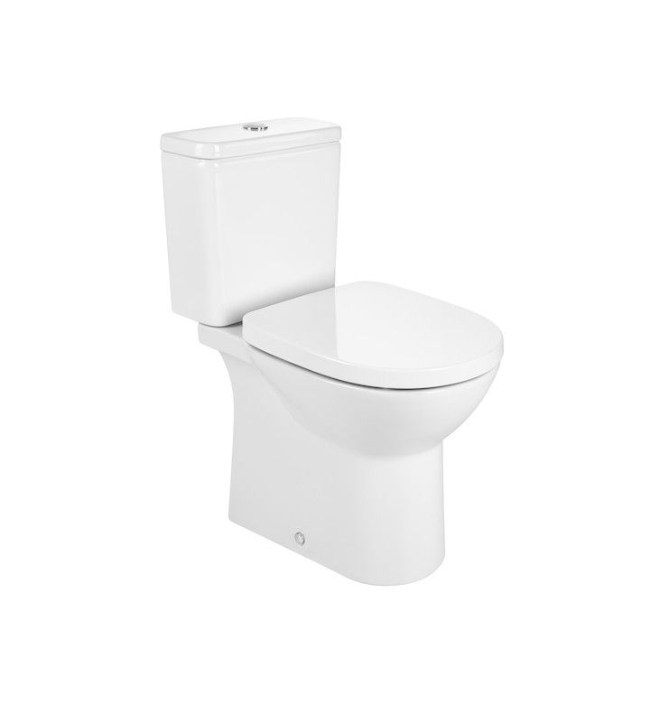 ROCA Тоалетна чиния за моноблок Debba Round Rimless