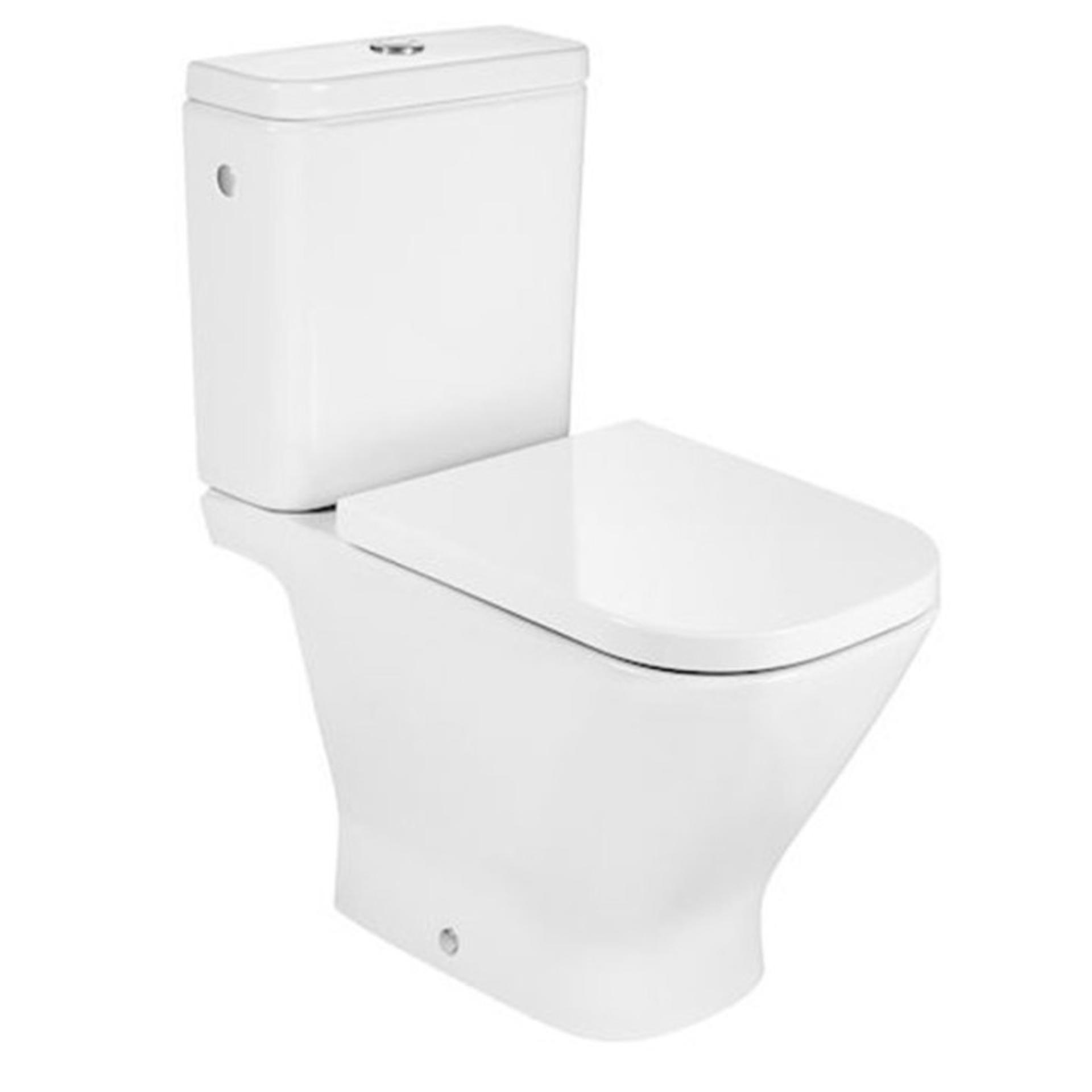 ROCA Тоалетна чиния с двойно отттичане, The Gap Rimless, 650 mm