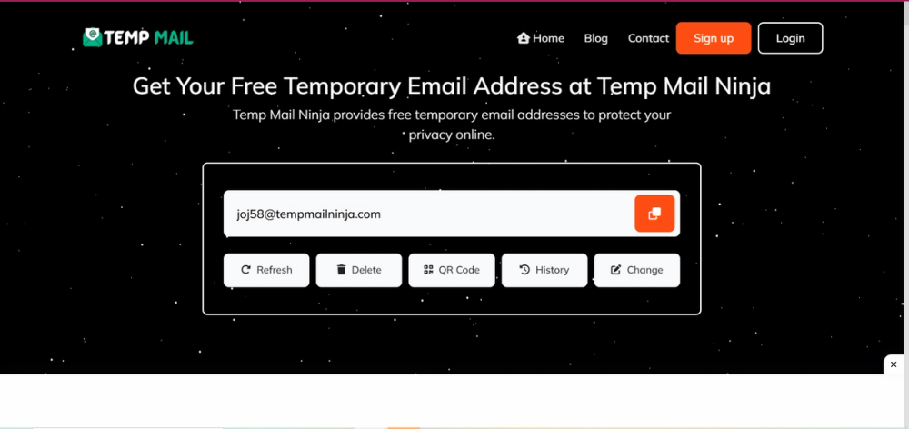 image of Temp Mail Ninja