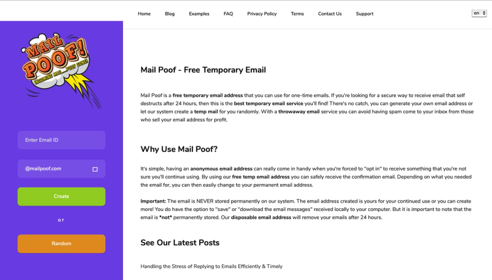 image of Mail Poof
