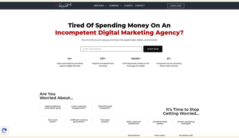 Hukumat Networks homepage, August 2026