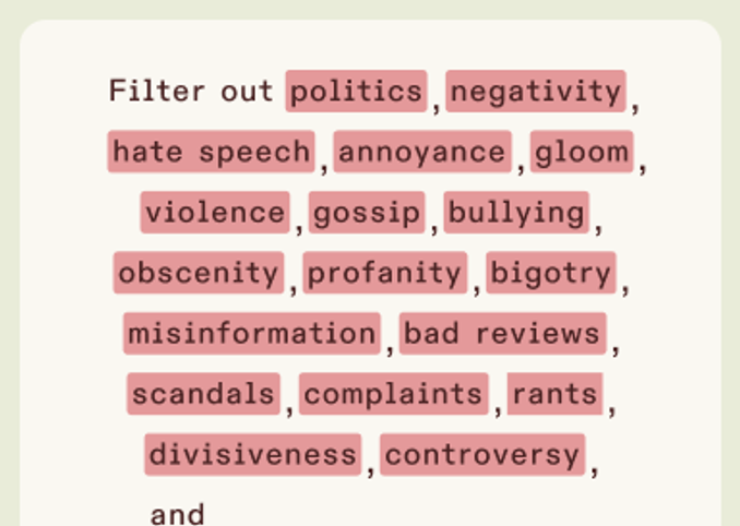 Filter by phrase