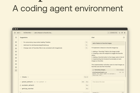 Sculptor: Catch and fix issues as you code