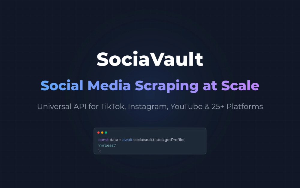 image of Sociavault image of Sociavault