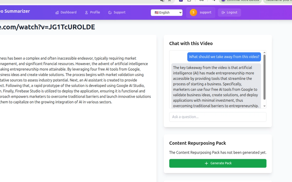 image of Botlyx Video Summarizer image of Botlyx Video Summarizer