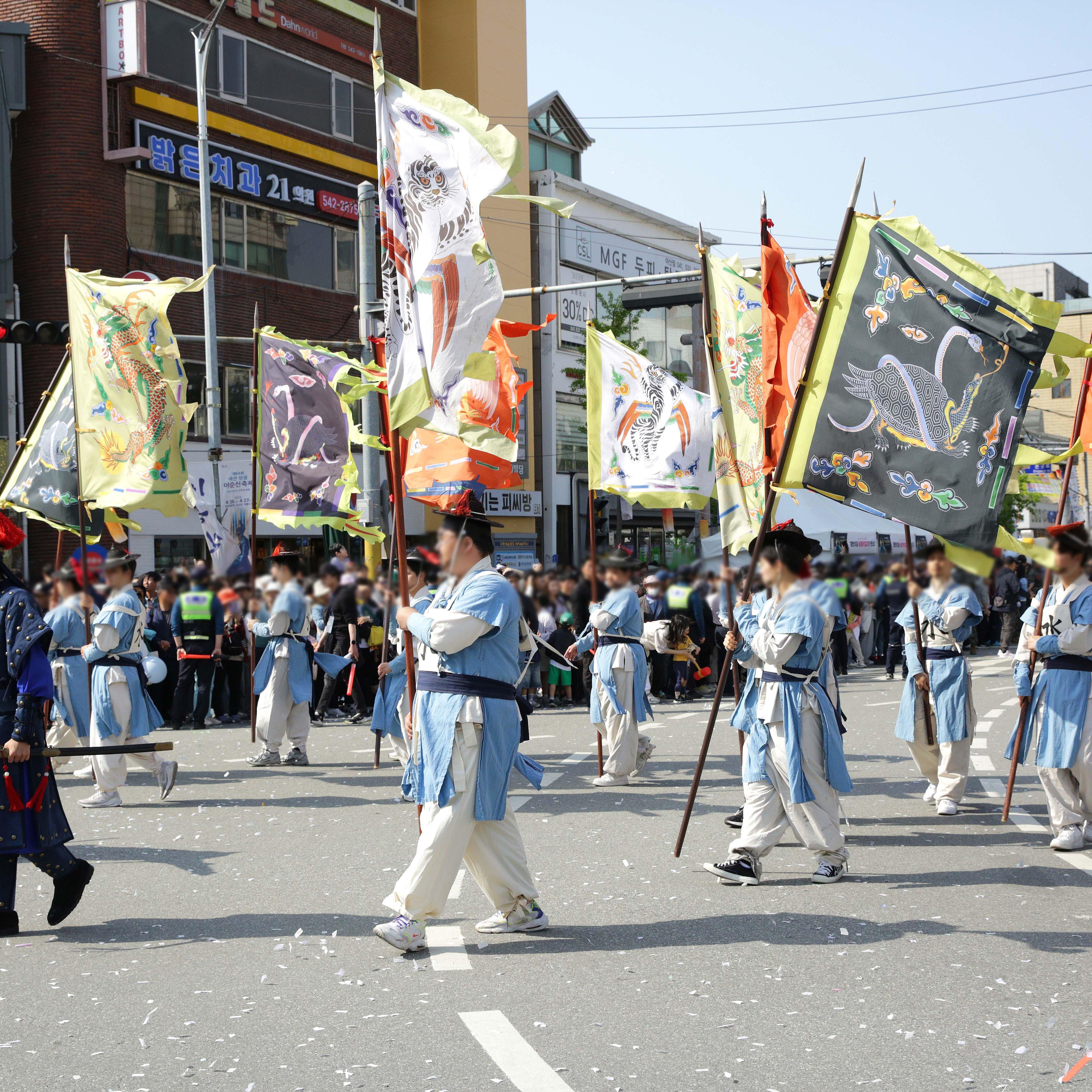아산 선웅 이순신축제 '이순신 장군 무과급제행렬' 운영 현장 사진 12