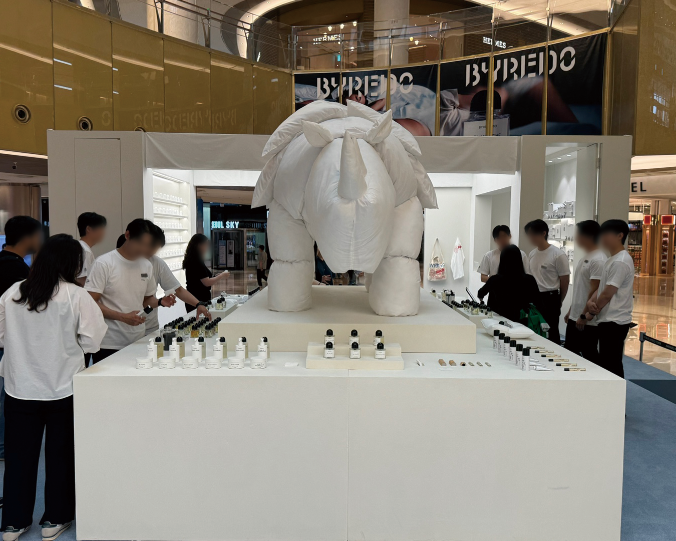 잠실 롯데타워몰 바이레도(BYREDO) 블랑쉬 팝업스토어 운영 현장 사진 5