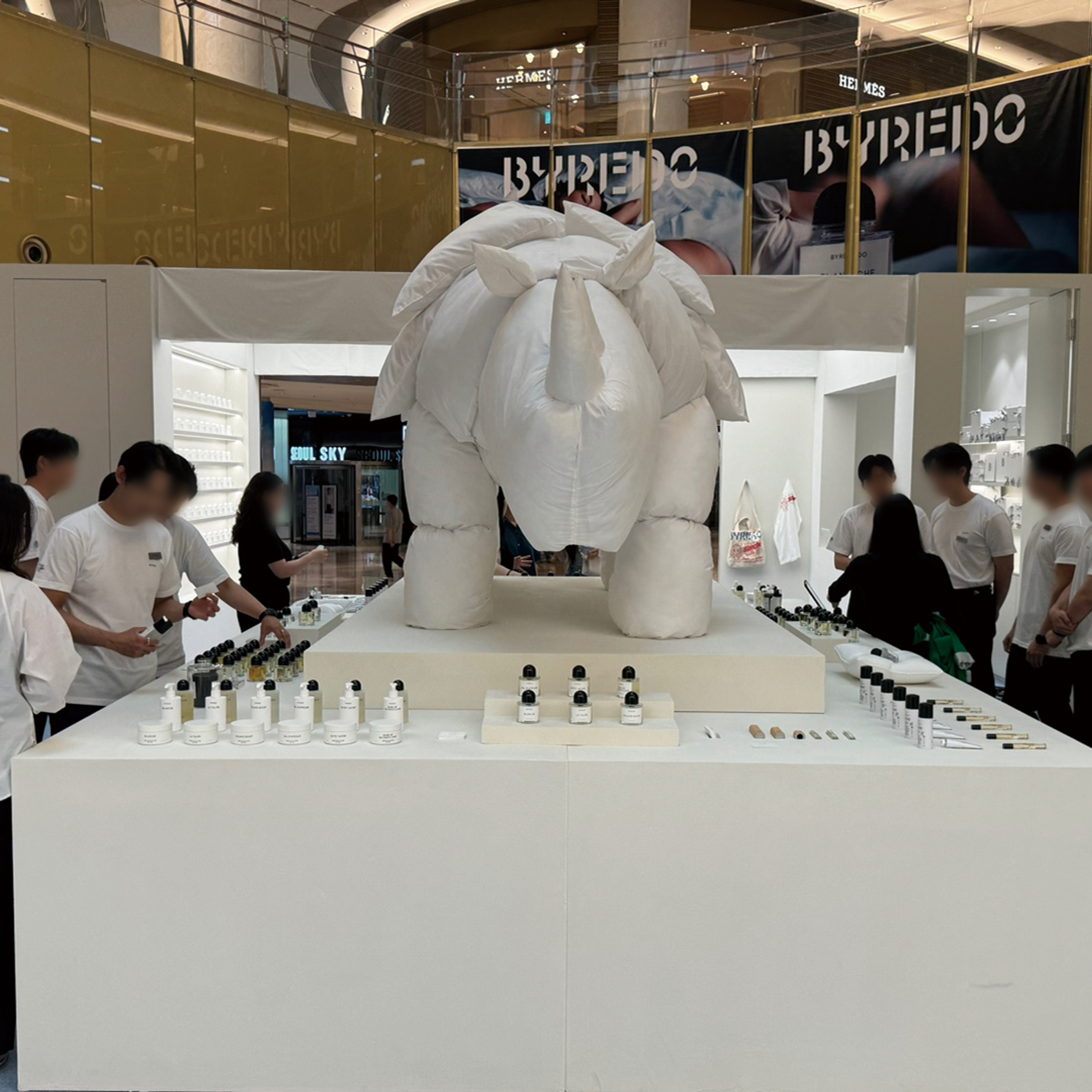 잠실 롯데타워몰 바이레도(BYREDO) 블랑쉬 팝업스토어 운영 현장 사진 5