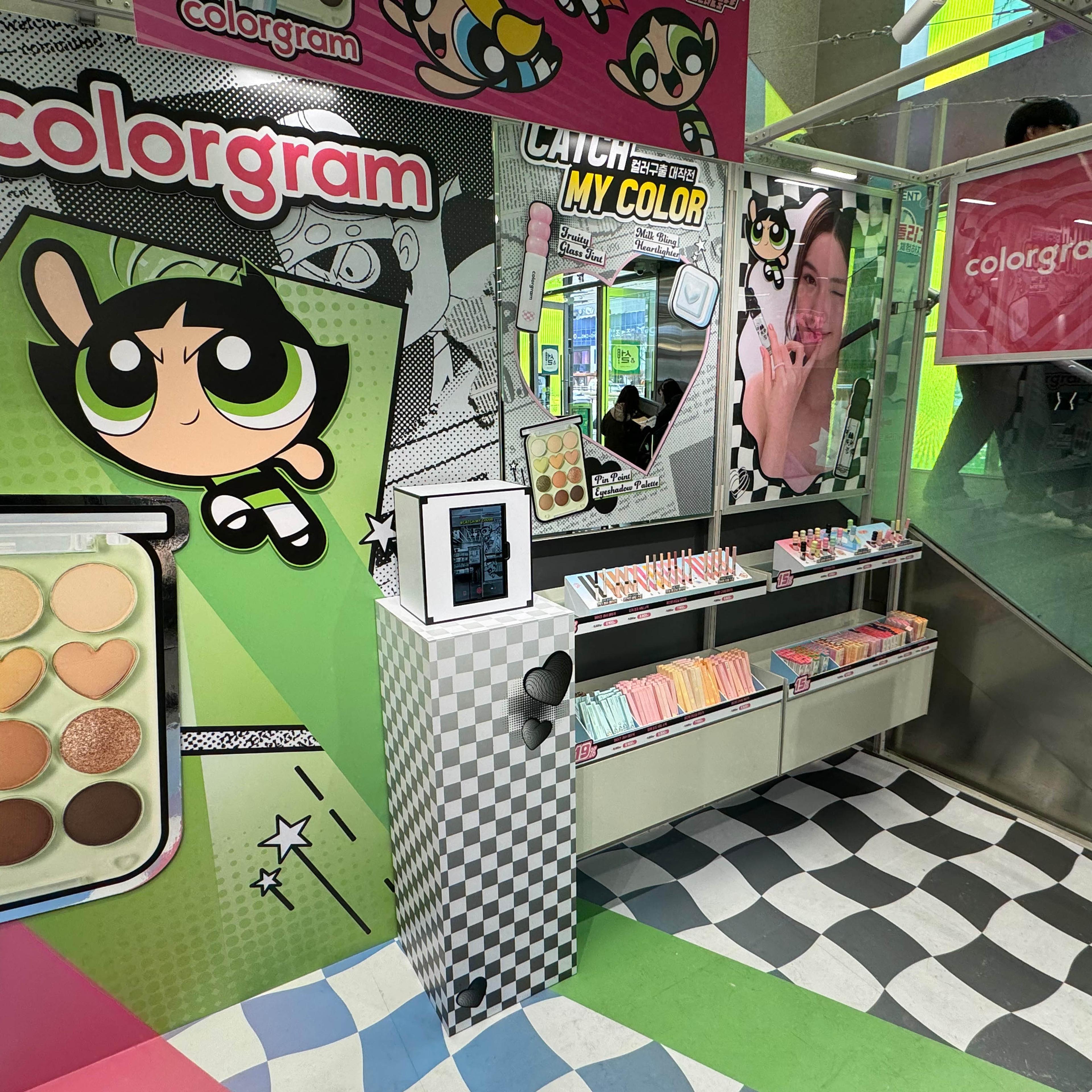 강남 올리브영 컬러그램 (colorgram) '컬러구출 대작전' 팝업스토어 운영 현장 사진 1