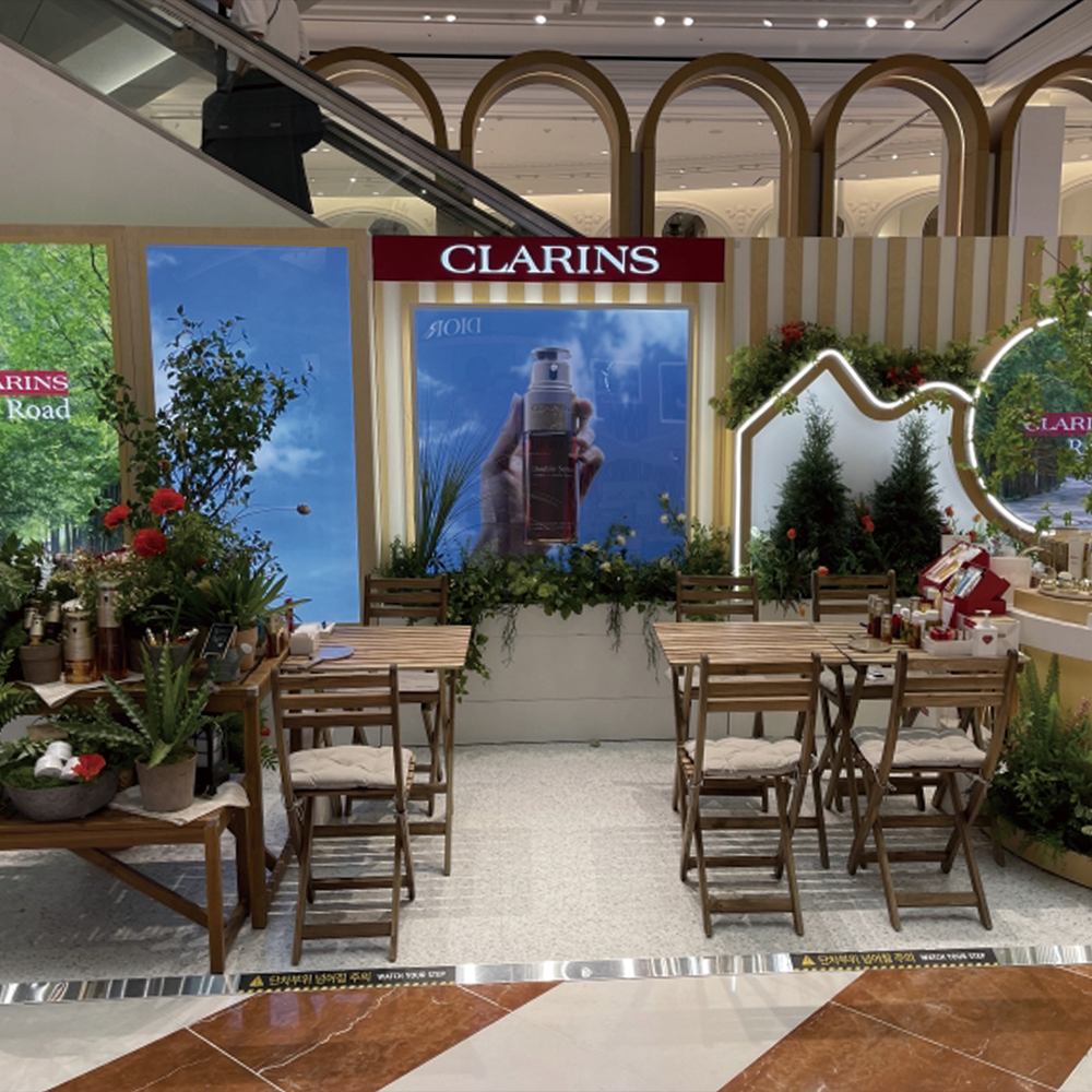 신세계 강남점 클라랑스(CLARINS) 팝업스토어 운영