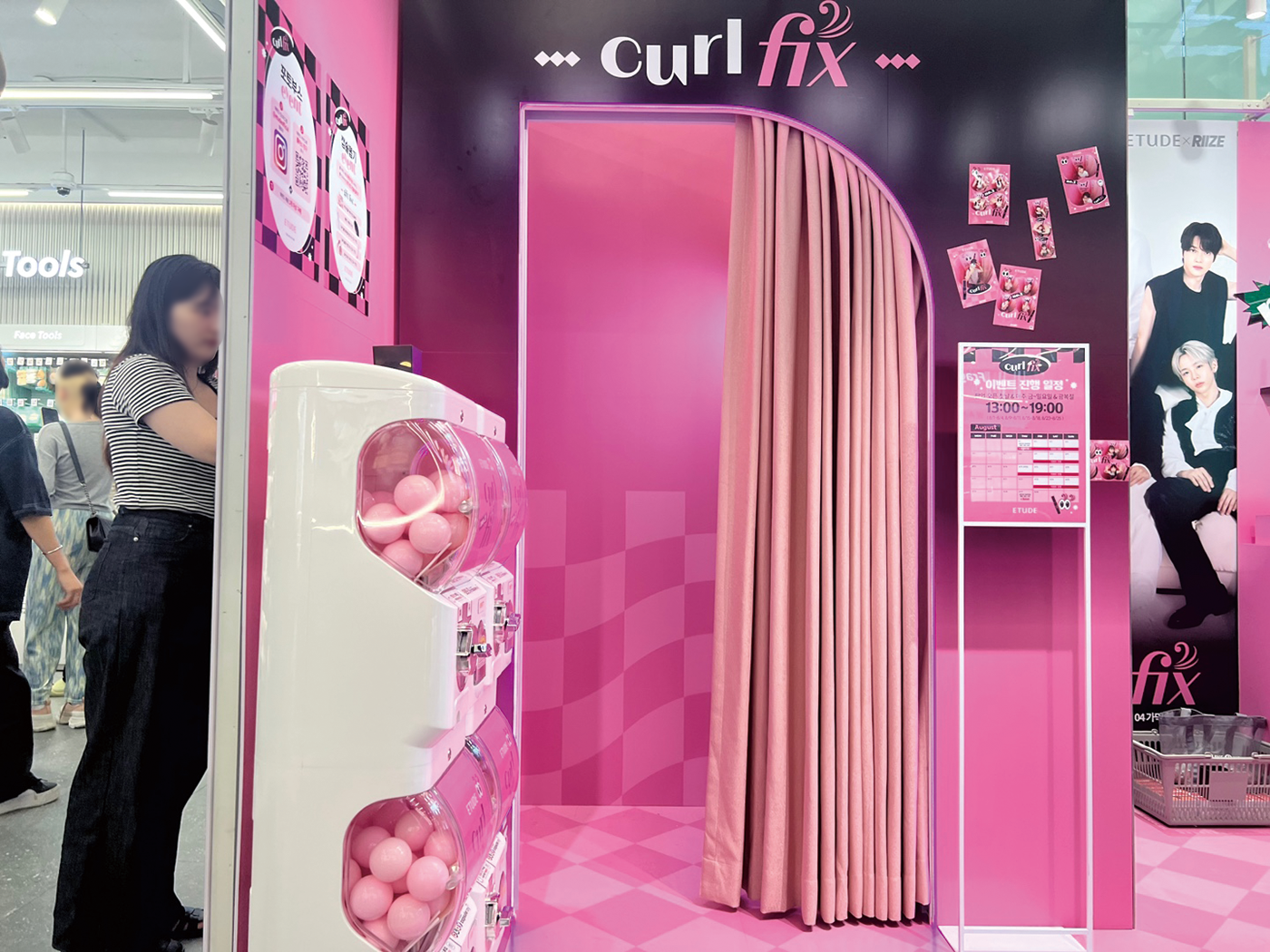 강남 올리브영 에뛰드 (ETUDE) 팝업스토어 운영 현장 사진 2