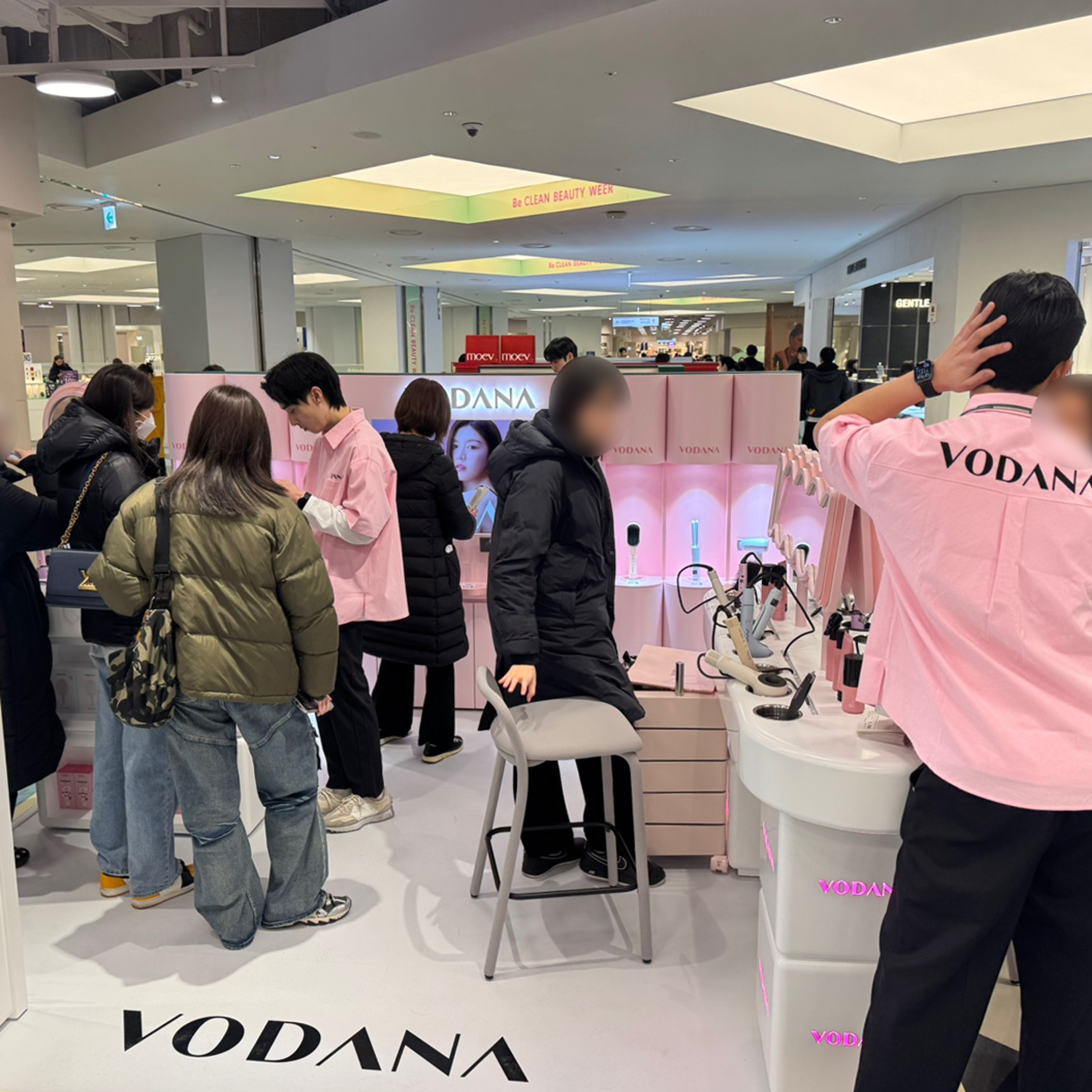 목동 현대백화점 보다나(VODANA) 비클린 팝업스토어 운영 현장 사진 2