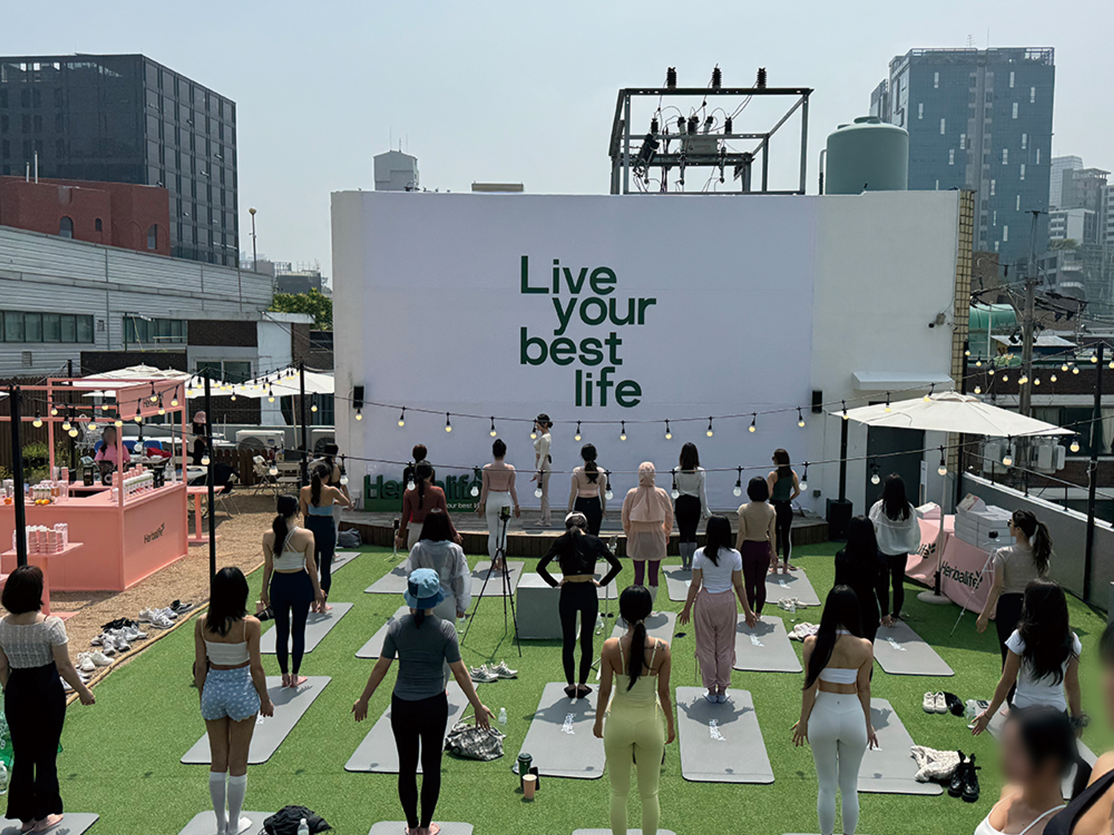 성수 허벌라이프(Herbalife) 웰니스데이 행사 진행