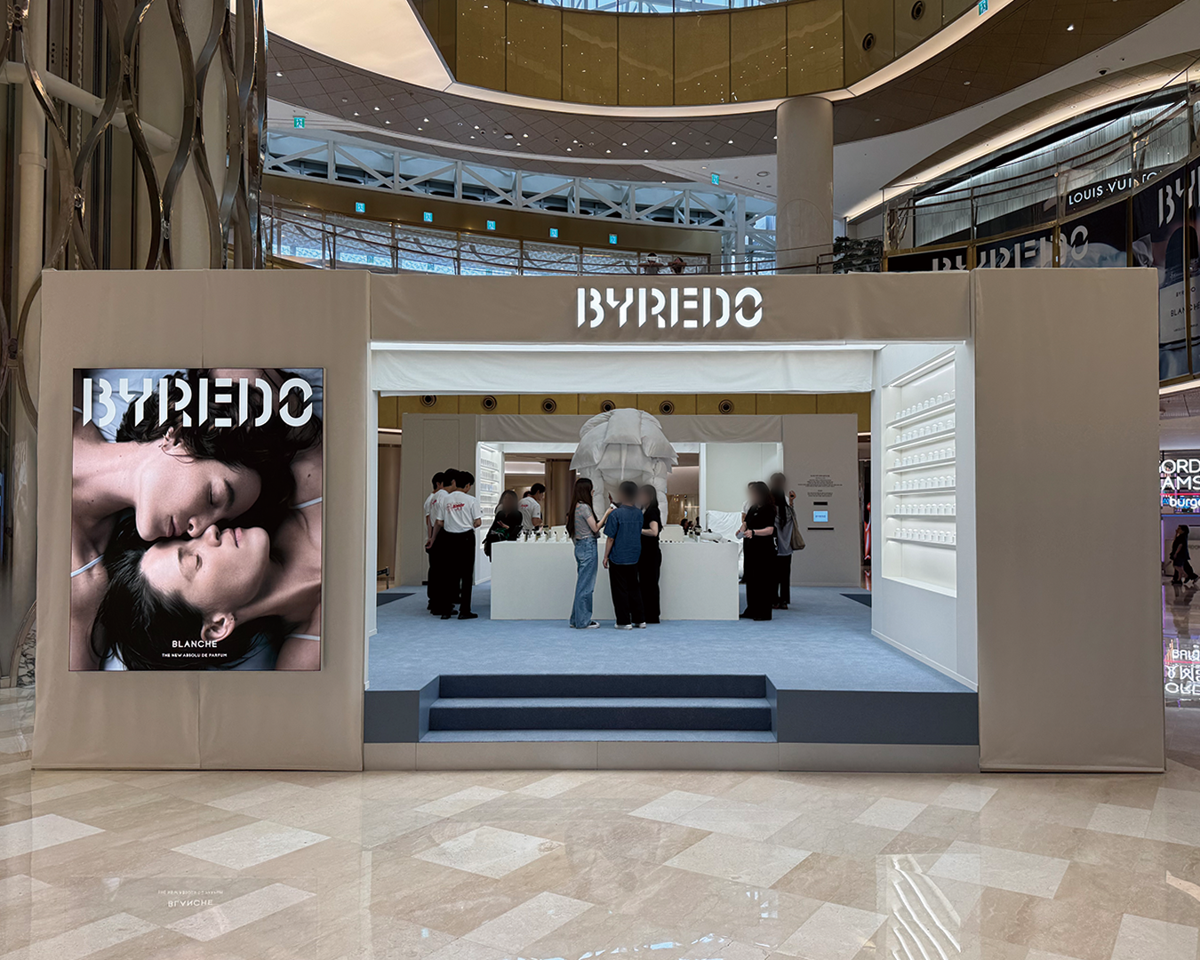 잠실 롯데타워몰 바이레도(BYREDO) 블랑쉬 팝업스토어 운영 현장 사진 2