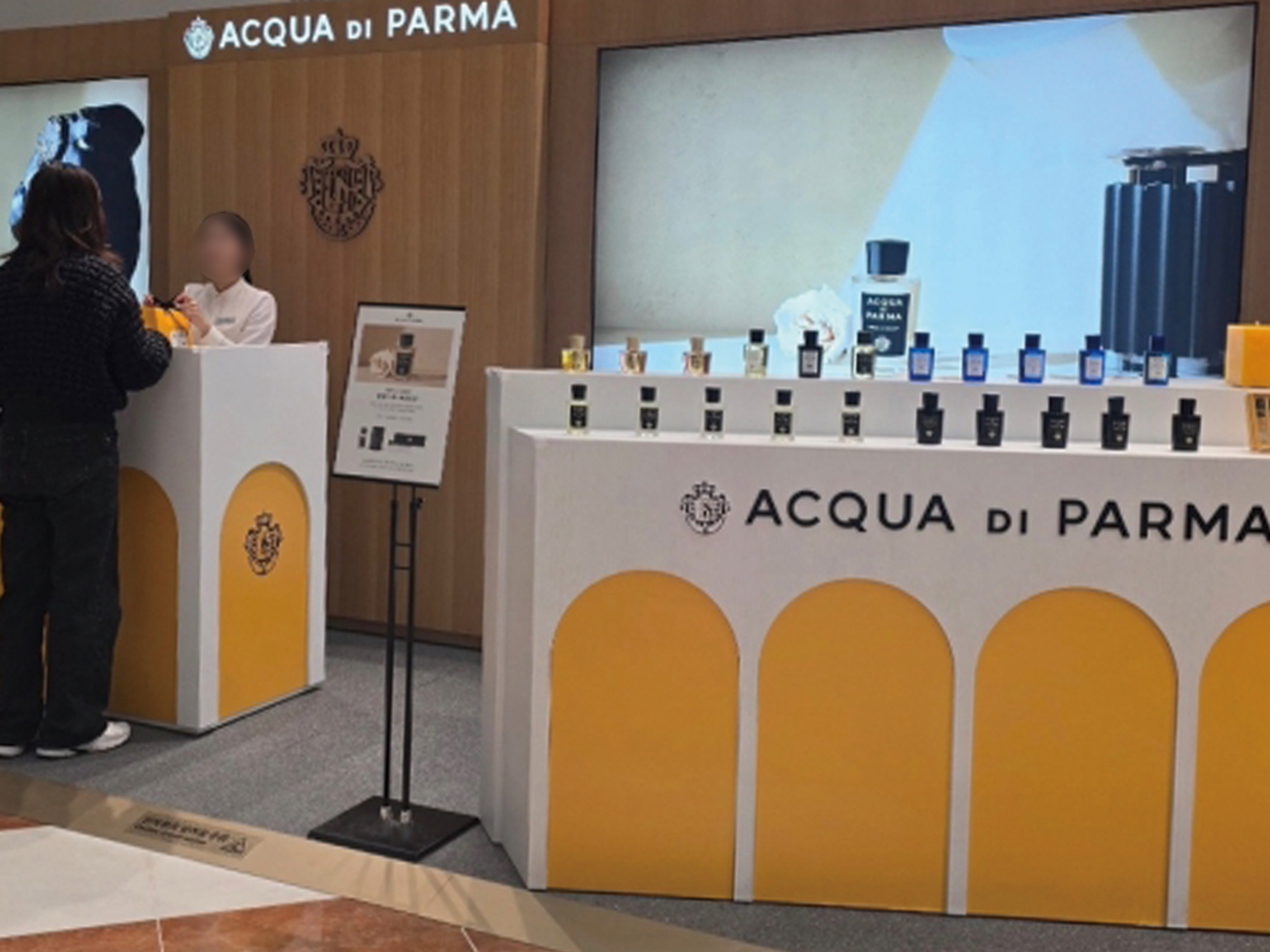 신세계 강남 아쿠아디파르마(ACQUA DI PARMA) 팝업스토어 운영
