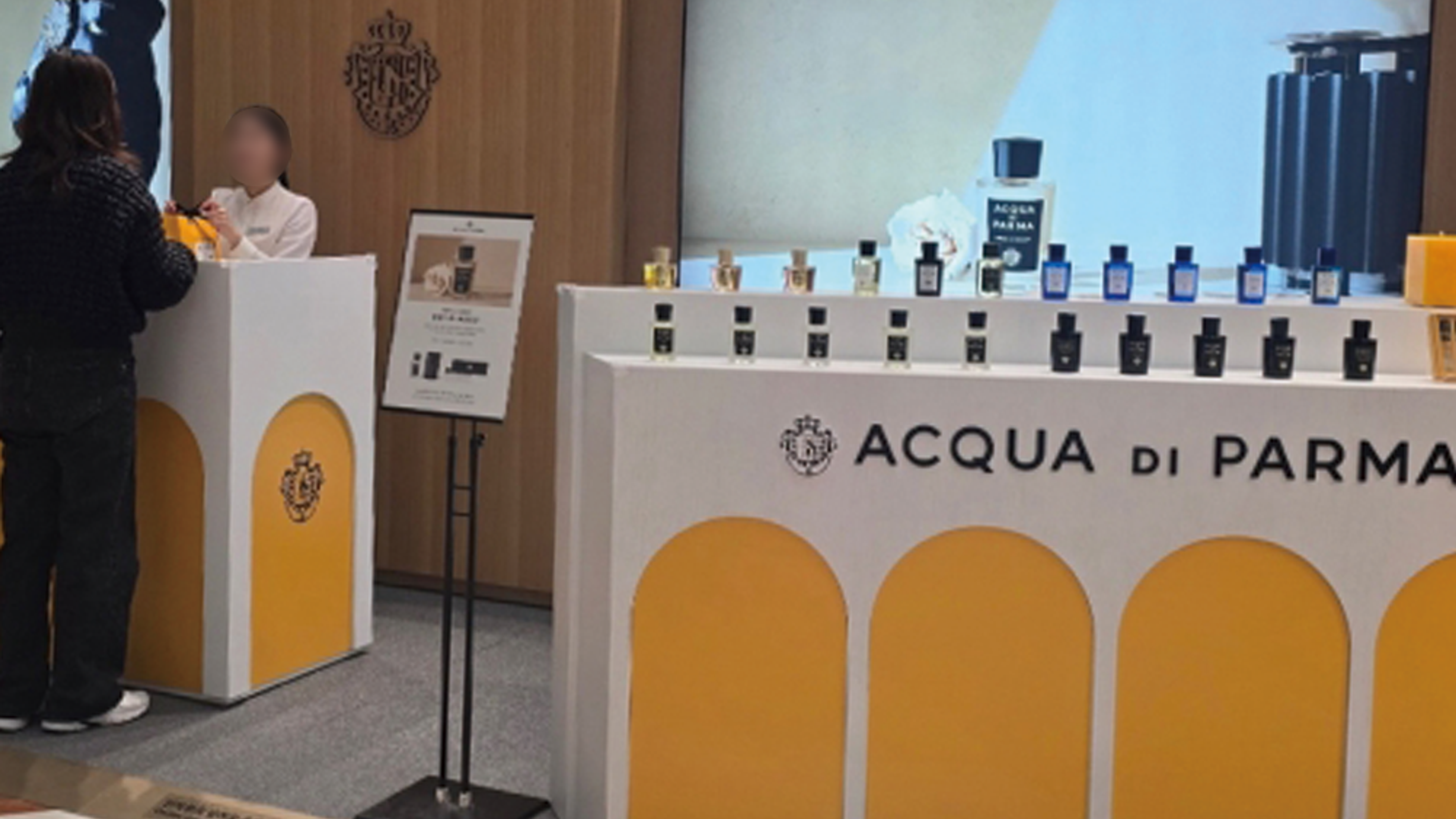 신세계 강남 아쿠아디파르마(ACQUA DI PARMA) 팝업스토어 운영