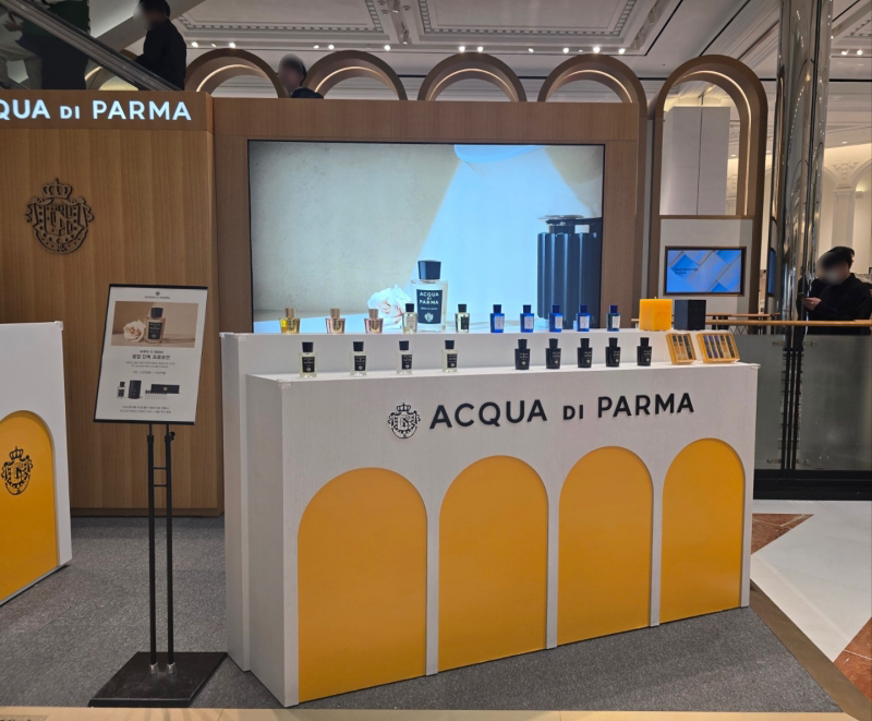 신세계 강남 아쿠아디파르마(ACQUA DI PARMA) 팝업스토어 운영 현장 사진 2