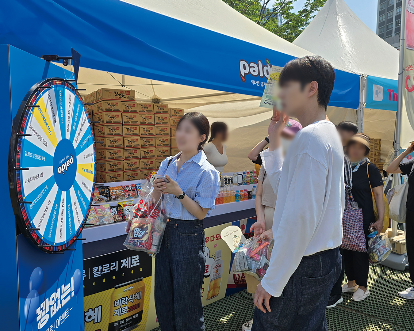 서울 식품유통대전 팔도 부스 운영 현장 사진 5